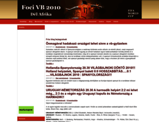 focivb2010.startuzlet.hu screenshot