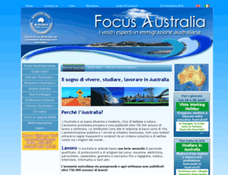 focus-australia.it screenshot