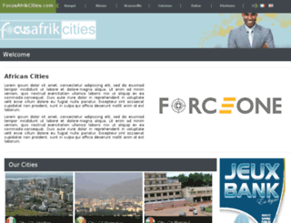 focusafrikcities.com screenshot