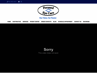 focusedeyecare.com screenshot