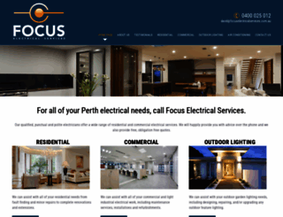 focuselectricalservices.com.au screenshot