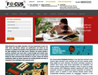 focusimmigrationservices.com screenshot