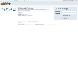 fogbugz.milsoft.com screenshot
