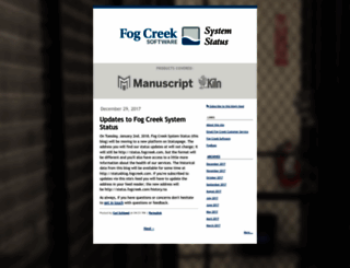 fogcreekstatus.typepad.com screenshot