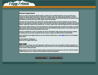 foggyfriends.org screenshot