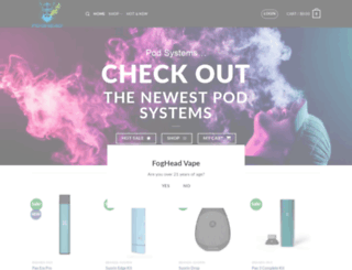 fogheadvape.com screenshot