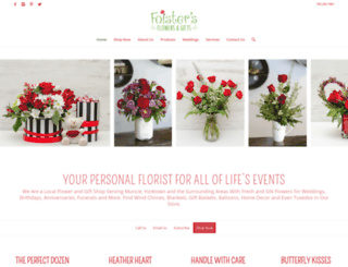 foistersflowers.com screenshot