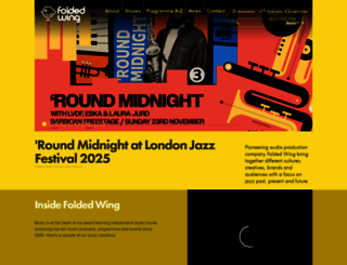 foldedwing.co.uk screenshot