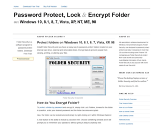 folder-security.com screenshot