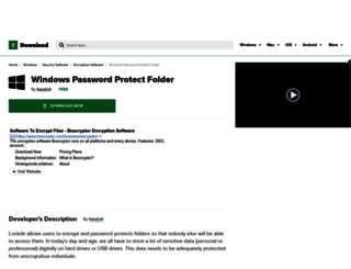folderpasswordlock.com screenshot