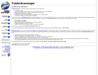 folderscavenger.com screenshot
