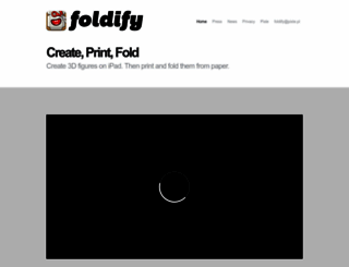 foldifyapp.com screenshot