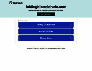 foldingbikeminivelo.com screenshot