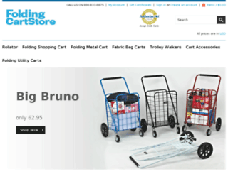 foldingcartstore.com screenshot