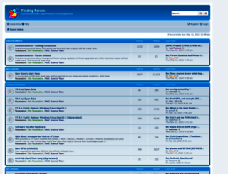 foldingforum.org screenshot