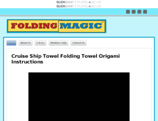 foldingmagic.com screenshot