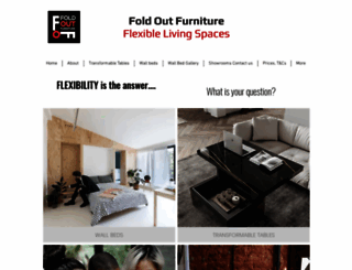 foldoutfurniture.com.au screenshot