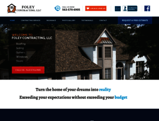 foleycontracting.com screenshot