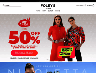 foleys.com.mx screenshot