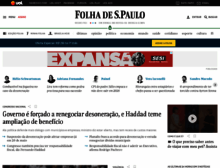 folha.com screenshot