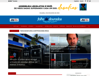 folhadedourados.com.br screenshot