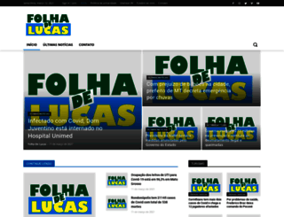 folhadelucas.com.br screenshot