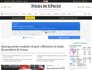 folhanews.folha.com.br screenshot