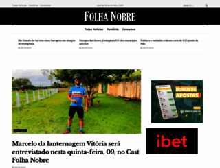 folhanobre.com.br screenshot