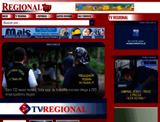 folharegionalmt.com.br screenshot
