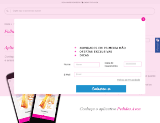 folhetoavon.com.br screenshot