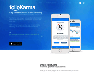 foliokarma.com screenshot