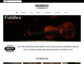 folkmusician.com screenshot