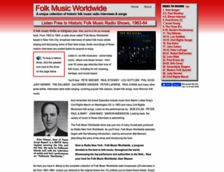 folkmusicworldwide.com screenshot