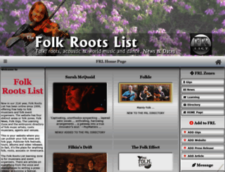 folkrootslist.co.uk screenshot