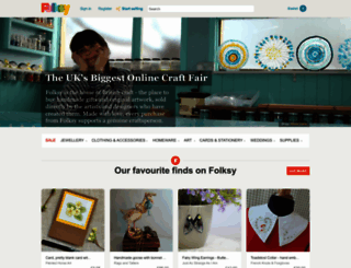 folksy.com screenshot