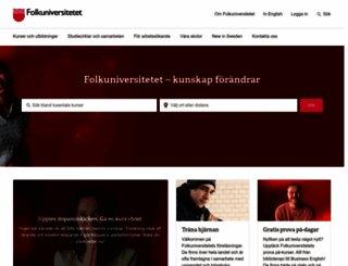 folkuniversitetet.se screenshot