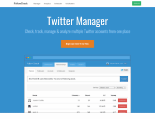 followcheck.com screenshot