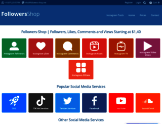 followers-shop.net screenshot