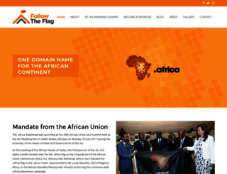 followtheflag.africa screenshot
