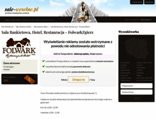 folwarkzgierz.sale-weselne.pl screenshot