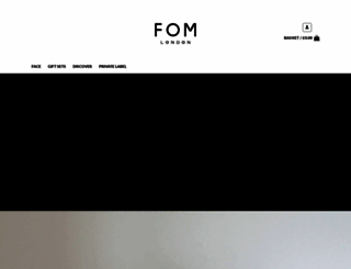 fomlondonskincare.com screenshot