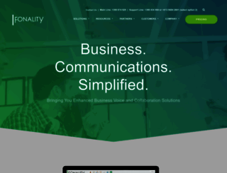 fonality.com.au screenshot