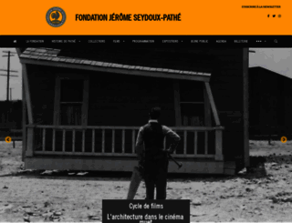 fondation-jeromeseydoux-pathe.com screenshot