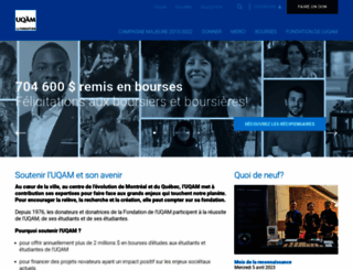 fondation.uqam.ca screenshot