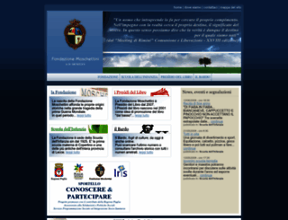 fondazionemoschettini.it screenshot