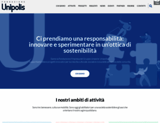 fondazioneunipolis.org screenshot