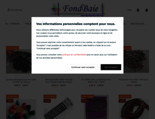 fondbaie.com screenshot