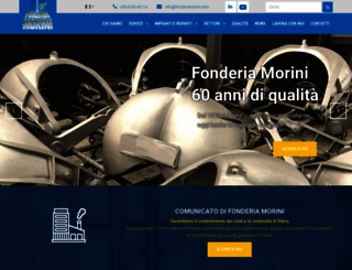 fonderiamorini.it screenshot