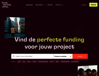 fondswervingonline.nl screenshot