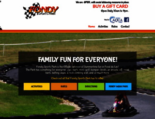 fondysportspark.com screenshot